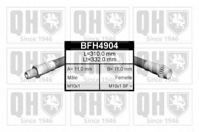 QUINTON HAZELL bfh4904 -  Тормозной шланг